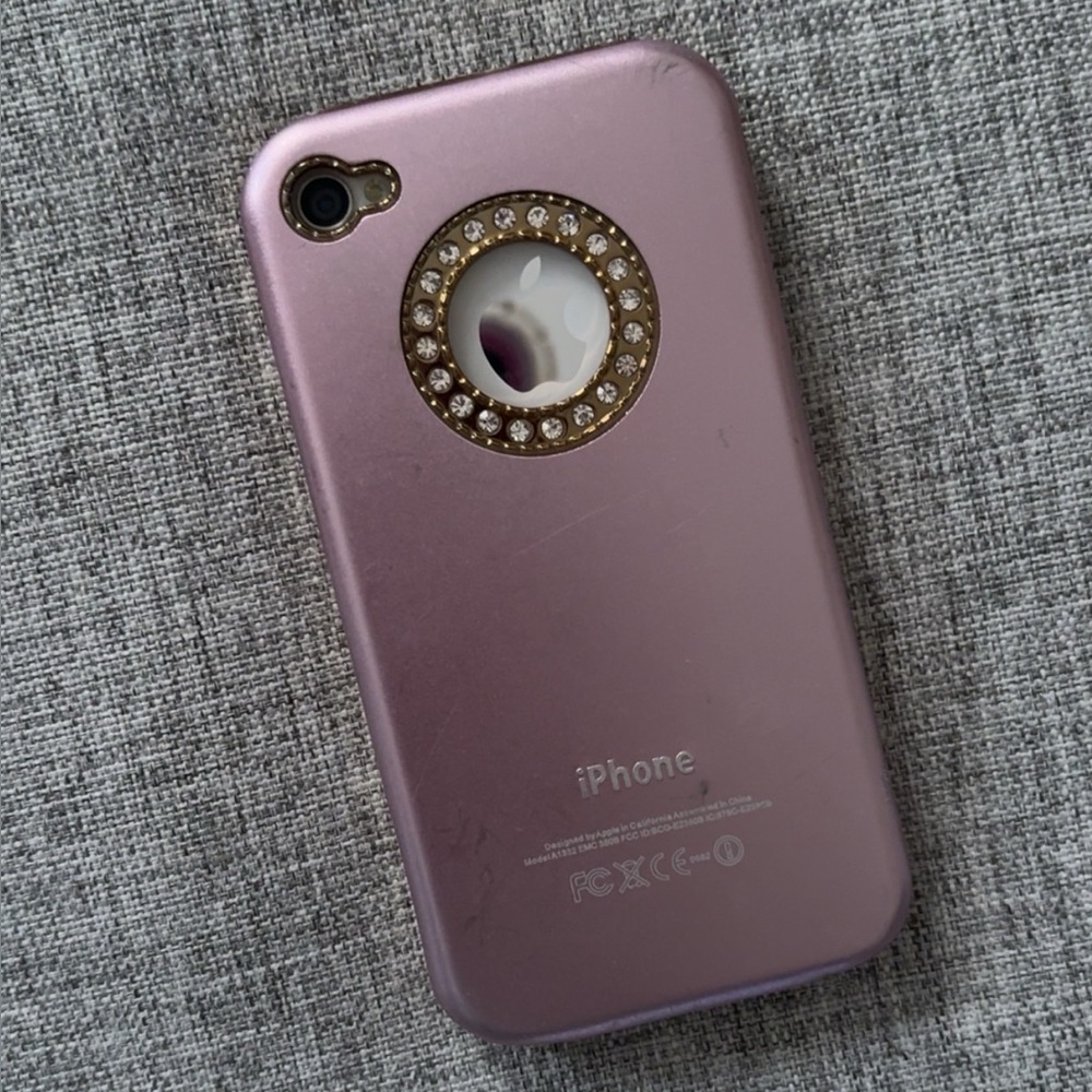 Pink Gold Bling Case for iPhone 4/4s